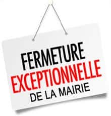 fermeture mairie