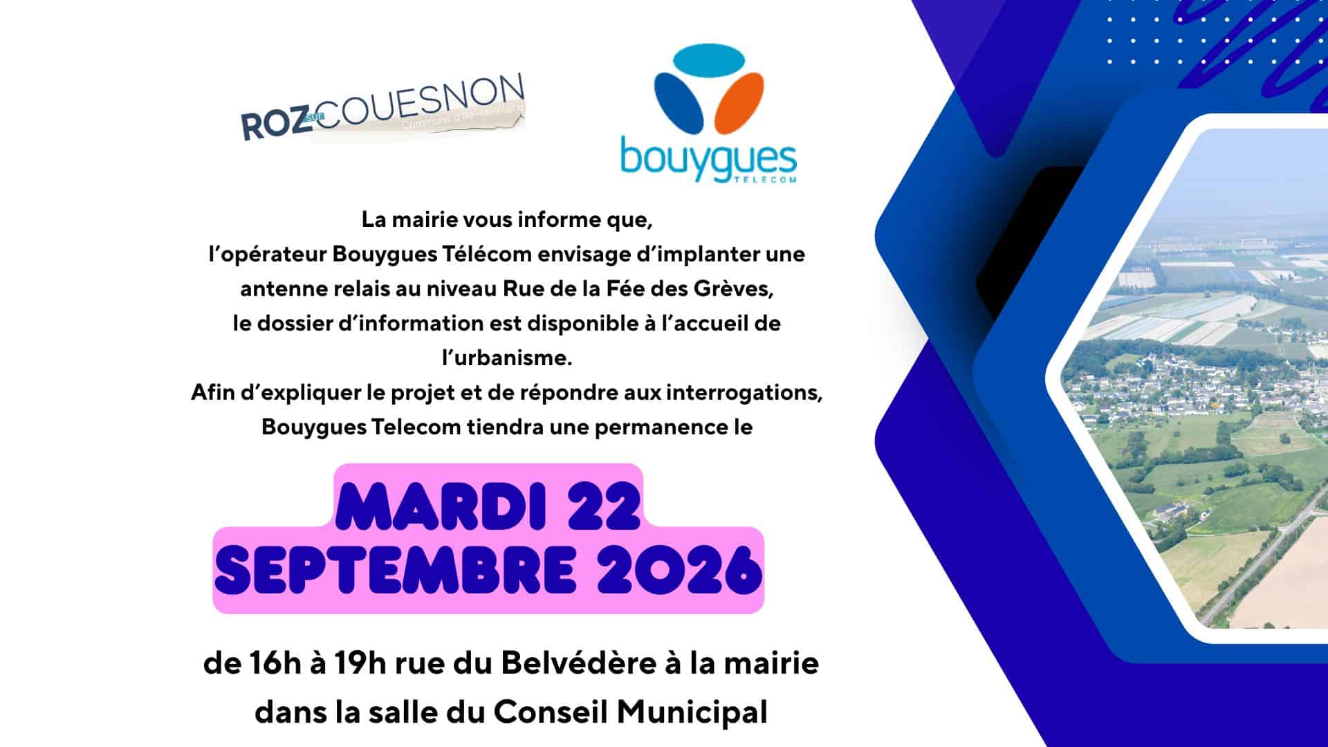 réunion publique antenne